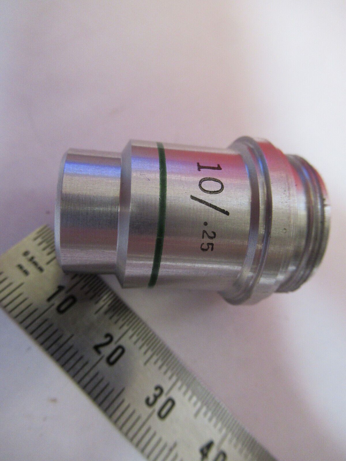 AMERICAN OPTICS AO OBJECTIVE 10X OPTICS  MICROSCOPE PART AS PICTURED S9-A-14