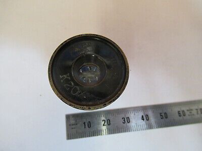 ANTIQUE ZEISS GERMANY EYEPIECE K20 MOBIMI MICROSCOPE PART AS PICTURED P9-A-47