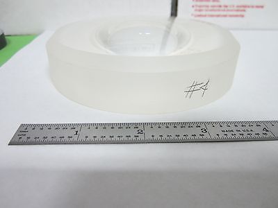 HUGE OPTICAL MIL SPEC THICK CONVEX CONCAVE LENS LASER OPTICS BIN#M6-04