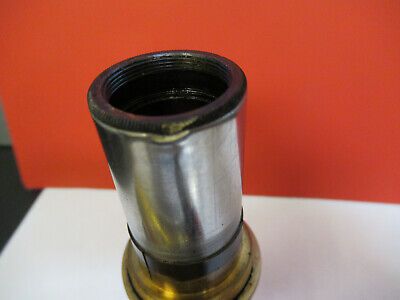 ANTIQUE ERNST LEITZ BRASS TUBUS + NOSEPIECE MICROSCOPE PART AS PICTURED Q3-B-85