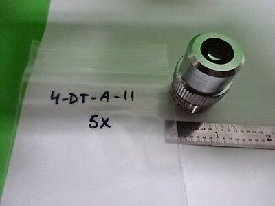 MICROSCOPE PART LEITZ GERMANY OBJECTIVE NPL 5X OPTICS #4-DT-A-11