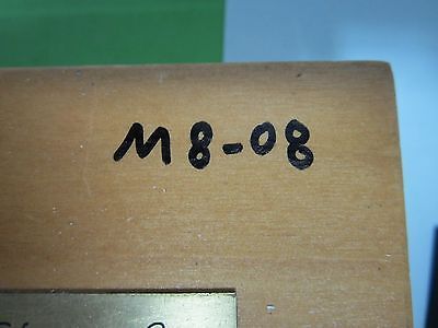 ROGER SHERMAN STANDARD PRECISION METROLOGY GAP 23.5 MICRONS OPTICS BIN#M8-08