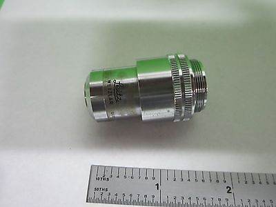 MICROSCOPE PART LEITZ QUARZGL OBJECTIVE H20X INFINITY OPTICS AS IS BIN#T1-40