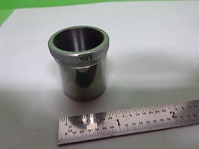 MICROSCOPE PART GAERTNER OBJECTIVE 1.5X OPTICS AS IS BIN#W9-E-02