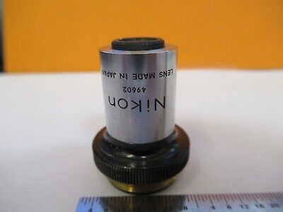 NIKON JAPAN M20 LENS OBJECTIVE MICROSCOPE PART OPTICS AS PICTURED &85-B-113