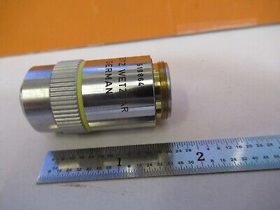 LEITZ GERMANY OBJECTIVE 10X /160 MICROSCOPE PART OPTICS AS PICTURED &85-B-33