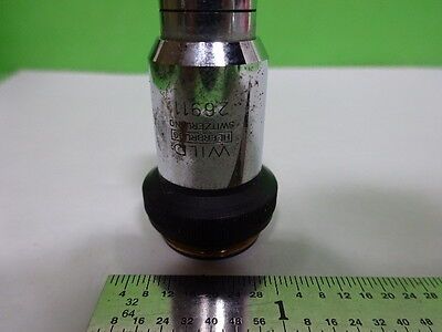 MICROSCOPE WILD HEERBRUGG SWISS OBJECTIVE 100X OPTICS AS IS #AI-59