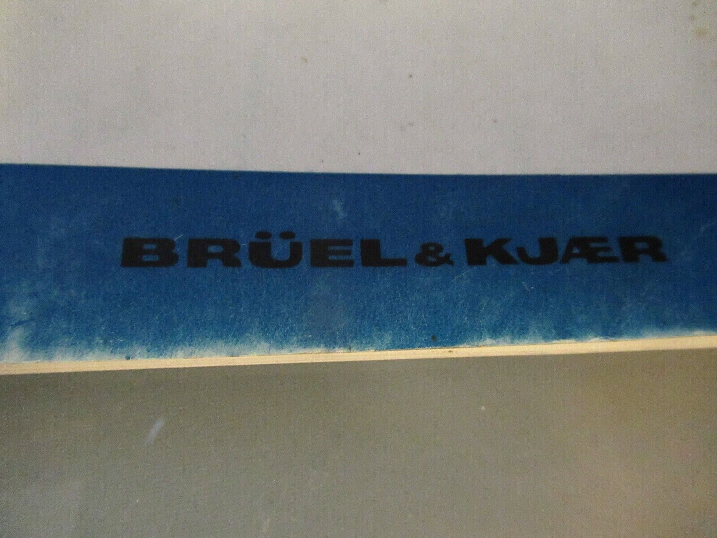 VINTAGE TECHNICAL MANUAL BOOK BRUEL KJAER 1971 MODEL 4319 4323 AS PICTURED &BLI