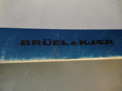 VINTAGE TECHNICAL MANUAL BOOK BRUEL KJAER 1971 MODEL 4319 4323 AS PICTURED &BLI