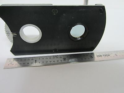 MICROSCOPE POLARIZER SLIDE ROTABLE  OPTICS #F3-82