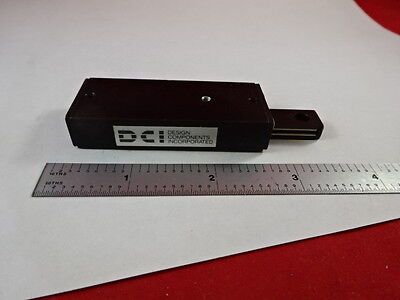 OPTICAL MINI STAGE SLIDE POSITIONING DCI OPTICS AS IS BIN#L9-B-19