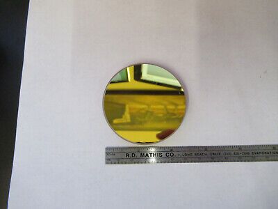 OPTICAL INFRARED GOLD PLATED MIRROR MIL SPEC OPTICS AS PICTURED &8z-a-100