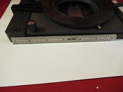 LEICA DMR GERMANY STAGE TABLE POL ROTATES 563546 POLARIZATION MICROSCOPE 90-FT97