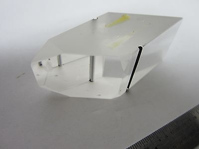 OPTICAL MICROSCOPE PART LEITZ WETZLAR GERMANY PRISM OPTICS AS IS ?? BIN#G2-15