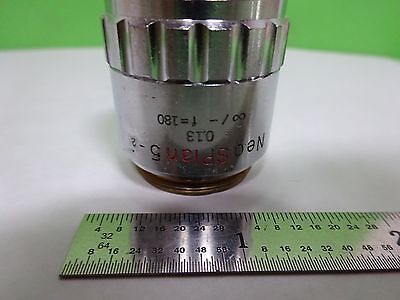 MICROSCOPE PART OBJECTIVE OLYMPUS NEOPLAN 5X DIC JAPAN OPTICS AS IS BIN#Y3-H-02