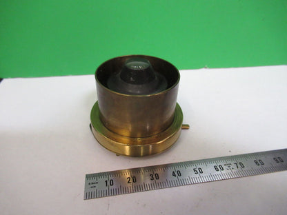 ANTIQUE BRASS  CONDENSER + IRIS WATSON MICROSCOPE PART AS PICTURED &R2-B-63