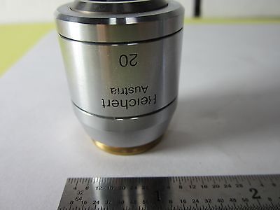 MICROSCOPE OBJECTIVE REICHERT FLUOR 20X POLYCON DIC INFINITY OPTICS B#11-DT-B