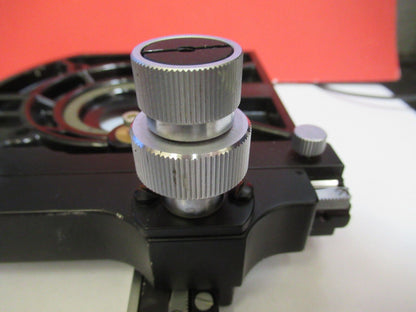 CARL ZEISS GERMANY XY STAGE TABLE MICROSCOPE PART AS PICTURED R3-C-55