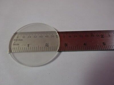 MICROSCOPE PART LENS DIFFUSER ONE SIDE FROSTED OPTICS AS PICTURED &94-60