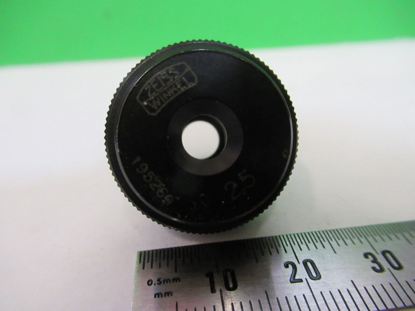 ZEISS WINKEL OBJECTIVE  2.5X /160 LENS MICROSCOPE PART AS PICTURED W4-A-47