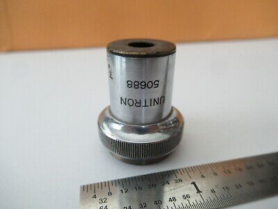 UNITRON JAPAN M5X METALLO OBJECTIVE LENS MICROSCOPE PART AS PICTURED &F5-A-154