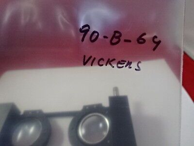 VICKERS ENGLAND PHOTOPLAN LENS ILLUMINATOR OPTICS MICROSCOPE PART AS IS #90-B-64