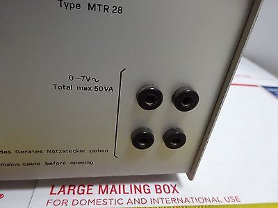 WILD SWISS LAMP POWER SUPPLY ILLUMINATOR MODEL 363205 AS IS BIN#TC-1