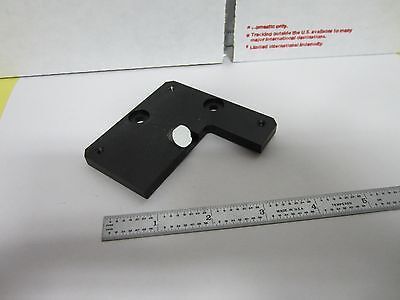 OPTICAL MICROSCOPE PART DMR LEICA MOUNTED TILTED MIRROR OPTICS AS IS BIN#D2-P-19