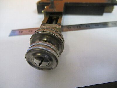 ANTIQUE RARE KREMP WETZLAR STAGE XY CLIPS MICROSCOPE PART AS PICTURED #P4-B-60