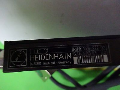 MICROSCOPE OPTICAL PART HEIDENHAIN GERMANY LIF 10 POSITIONING OPTICS BIN#67-17