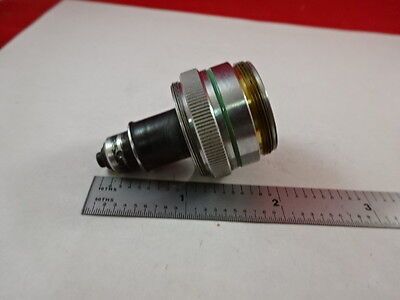 FOR PARTS OBJECTIVE [cracked glass] OPTICS MICROSCOPE PART AS IS BIN#L9-B-41