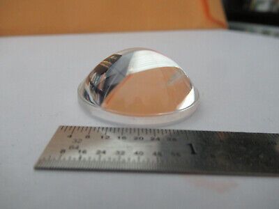 OPTICAL GLASS LENS PL-CX PLANO HIGHLY CONVEX OPTICS AS PICTURED &F5-A-32