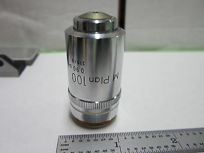 MICROSCOPE MPLAN OBJECTIVE NIKON JAPAN 100X  OPTICS #Q4-R-05