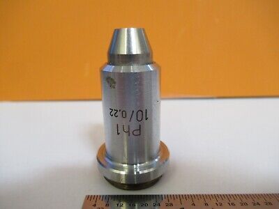 CARL ZEISS GERMANY PH1 10X OBJECTIVE MICROSCOPE PART AS PICTURED &FT-1-A-49