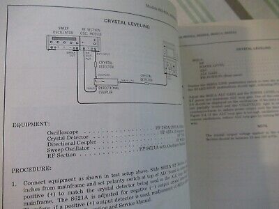 COLLECTABLE RARE HP HEWLETT PACKARD 86342A OSCILLATOR MODULE 1972 MANUAL &BIBLI