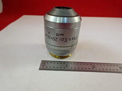 MICROSCOPE POLYVAR REICHERT LEICA OBJECTIVE EPI PLAN 20X POL AS IS BIN#C5-H-04