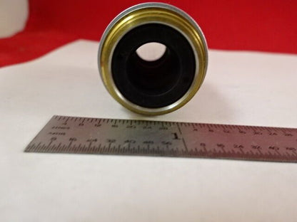 MICROSCOPE PART REICHERT PLAN ACHRO OBJECTIVE LENS 10X OPTICS AS IS B#D2-B-19