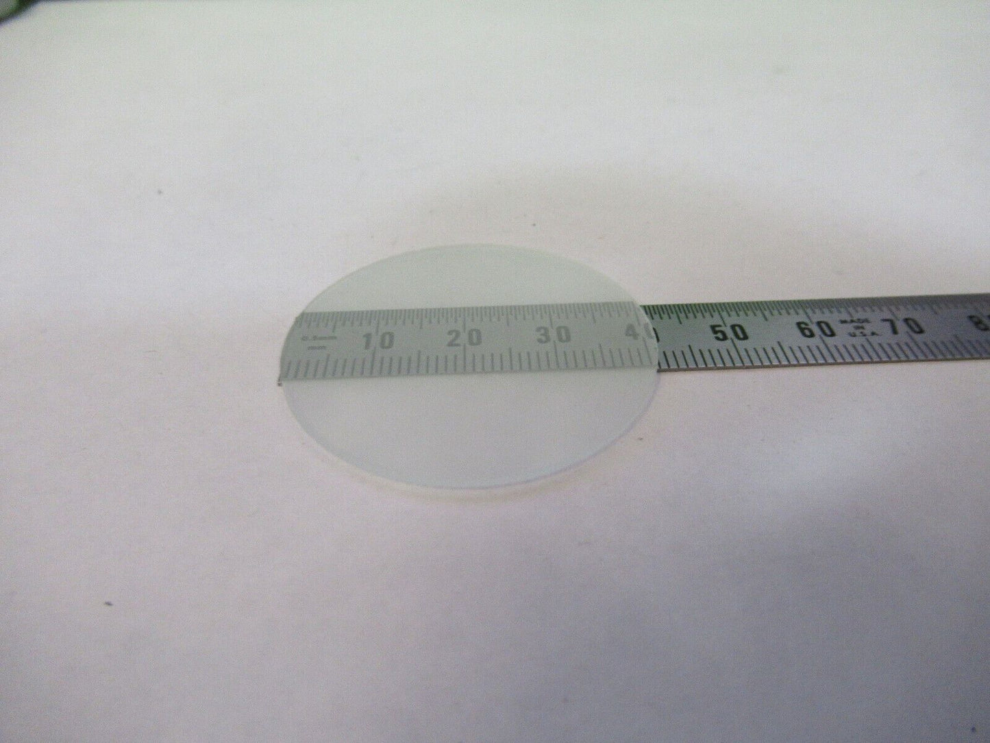 OPTICAL PYREX GLASS FROSTED one side  41mm by  1mm OPTICS AS PICTURED S8-A-56