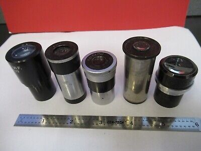 FOR PARTS LOT EYEPIECES AO ZEISS LEITZ OPTI MICROSCOPE PART AS PICTURED &Q1-A-78