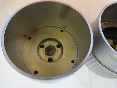 LEITZ LEICA ERGOPLAN SET BRASS KNOBS MICROSCOPE PART AS PICTURED &Q6-A-41