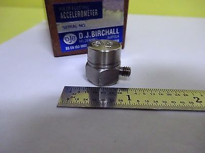 ACCELEROMETER DJB ENGLAND A/20 BIRCHARLL UK VIBRATION SENSOR #X8-24