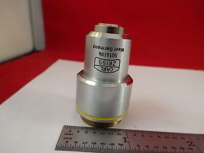 MICROSCOPE PART CARL ZEISS LD EPIPLAN SM  OBJECTIVE 8X OPTICS AS IS #AM-18