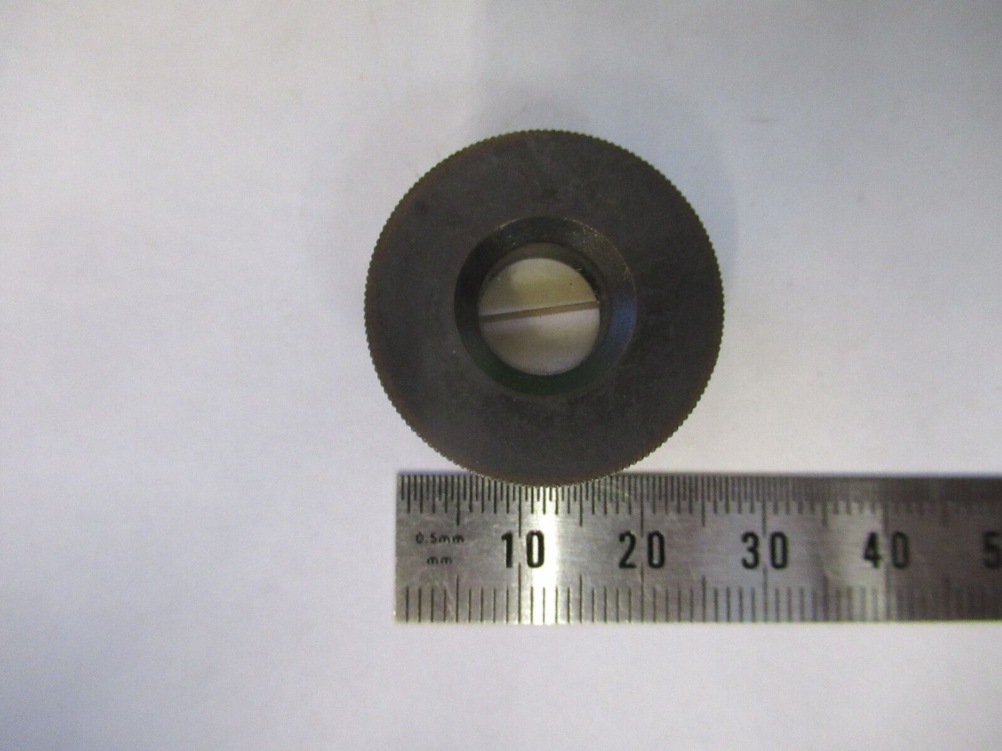 ANTIQUE LENS SPLIT RARE SCOPE OPTICS COLLIMATOR PART AS PICTURED Z4-B-74