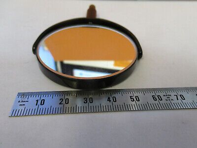 ANTIQUE BAUSCH LOMB MIRROR OPTICS MICROSCOPE PART AS PICTURED &P4-A-78