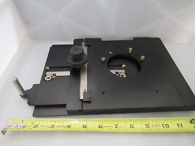 ZEISS GERMANY STAGE SPECIMEN TABLE X-Y MICROSCOPE PART AS PICTURED &TD-1-FT