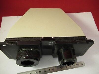 OLYMPUS JAPAN BINOCULAR HEAD MICROSCOPE PART OPTICS AS PICTURED &FT-2-42