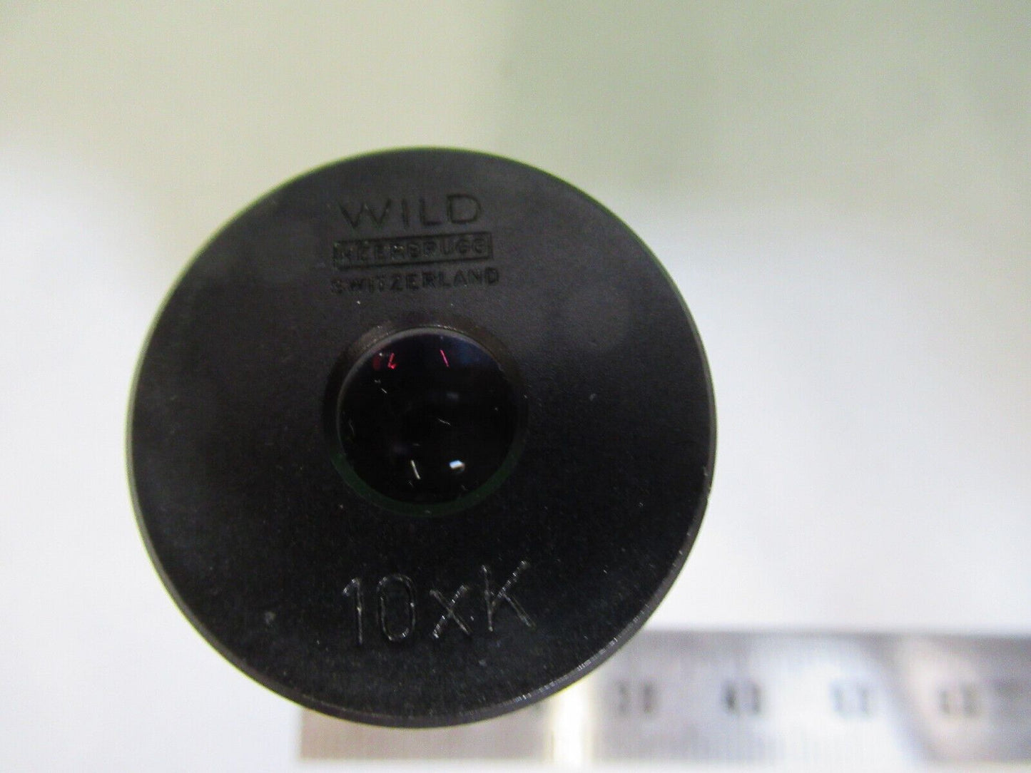 MICROSCOPE PART EYEPIECE WILD HEERBRUGG 10xK  SWISS OPTICS AS PICTURED S8-A-105