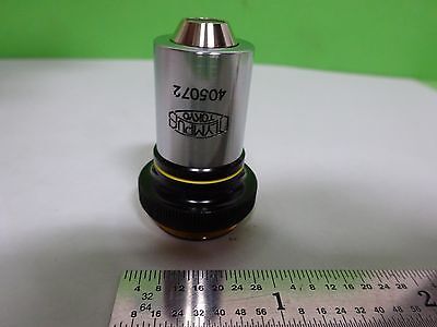 MICROSCOPE PART OBJECTIVE OLYMPUS JAPAN C20 20X OPTICS AS IS BIN#Y3-H-03