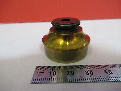 ANTIQUE NACHET FRANCE BRASS CONDENSER 1870's MICROSCOPE PART AS PICTURED F6-B-02