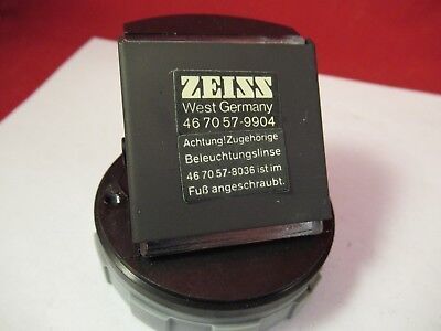 ZEISS GERMANY PHOTOMIC MIRROR + LENS + IRIS MICROSCOPE PART OPTICS &FT-2-13